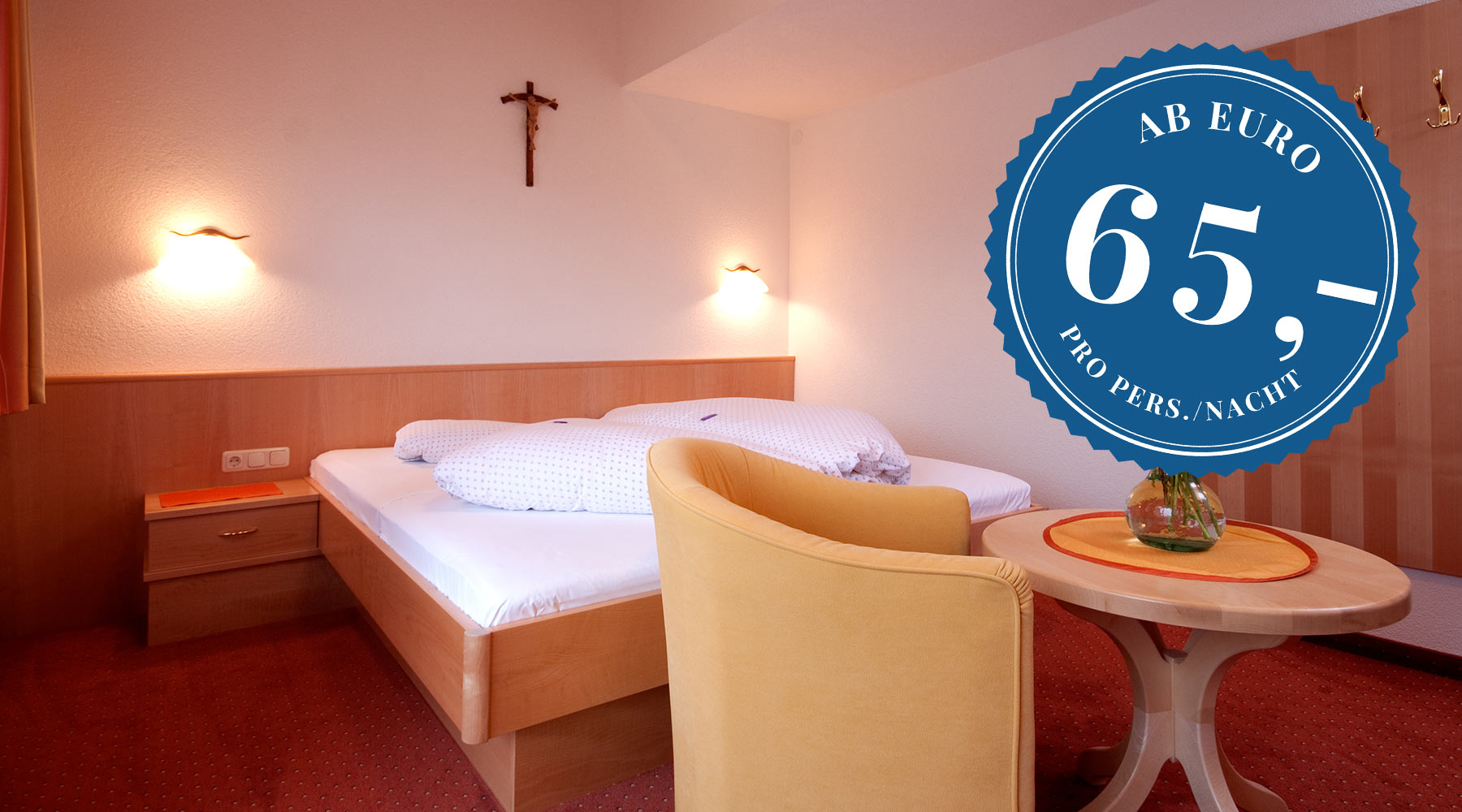 Doppelzimmer Lechtal ab € 65,00 | Hotel Stern**** Elbigenalp