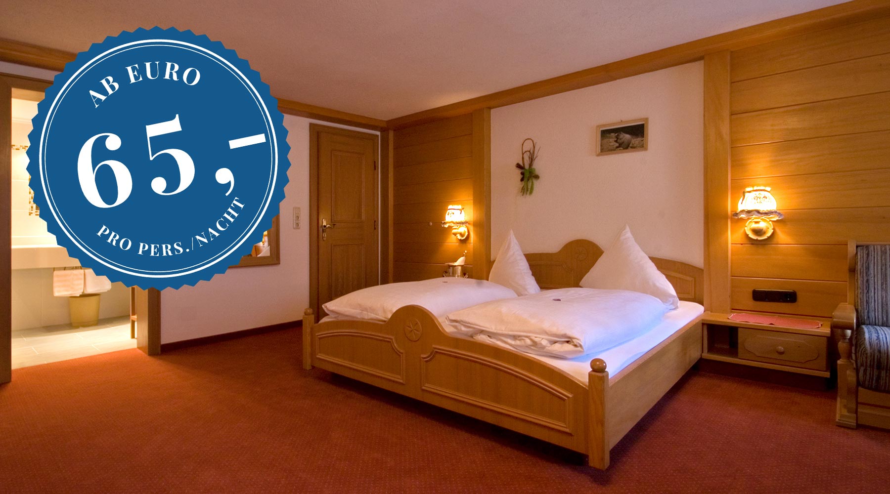 Doppelzimmer Jagdschlössl Ab € 65,00 | Hotel Stern**** Elbigenalp
